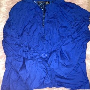 A blue blazer in Good condition.